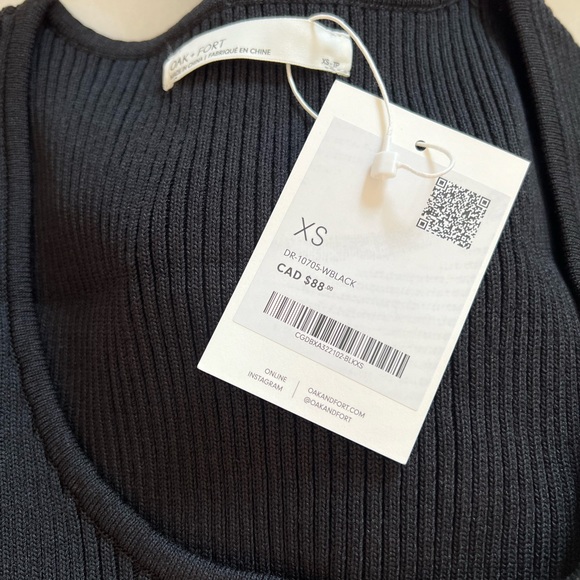 OAK + FORT midi scoop neck dress - Picture 2 of 5